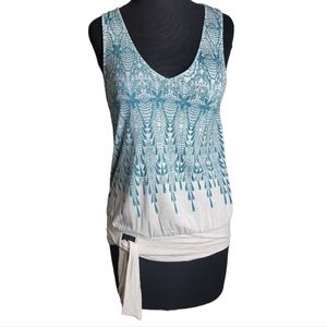 Deletta by Anthropologie v neck sleeveless top size medium